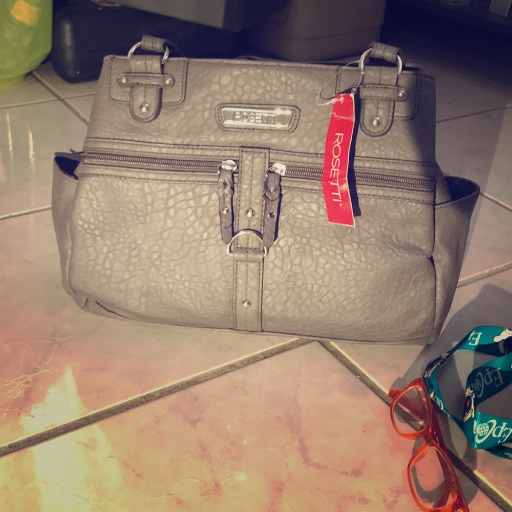 Grey Rosetti Satchel 💼